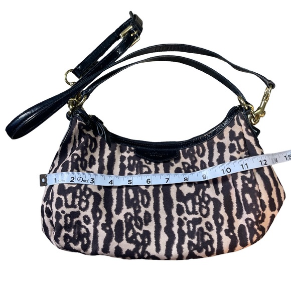 Vintage Coach Mia Ocelot Leopard Print Crossbody Shoulder Bag Coach F31903 - Picture 3 of 9